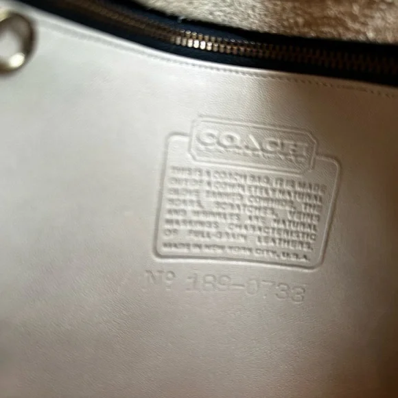 ⭐️Authentic VINTAGE Coach Classic shoulder flap saddle Bag 9170 - Picture 3 of 16